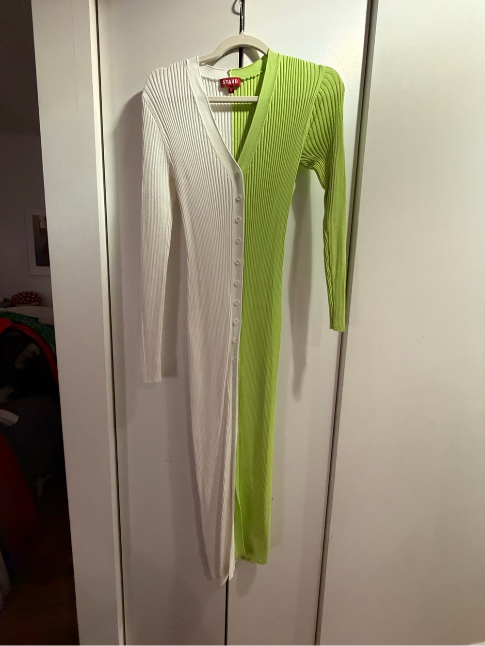 Staud Shoko Sweater Midi Dress - Picture 2 of 3